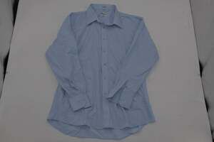 Berlioni Italy Men's Light Blue Long Sleeve Button-Down Dress Shirt 2XL 18-18.5